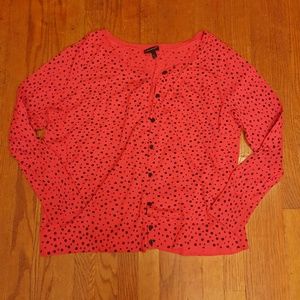 Polka dot cardigan